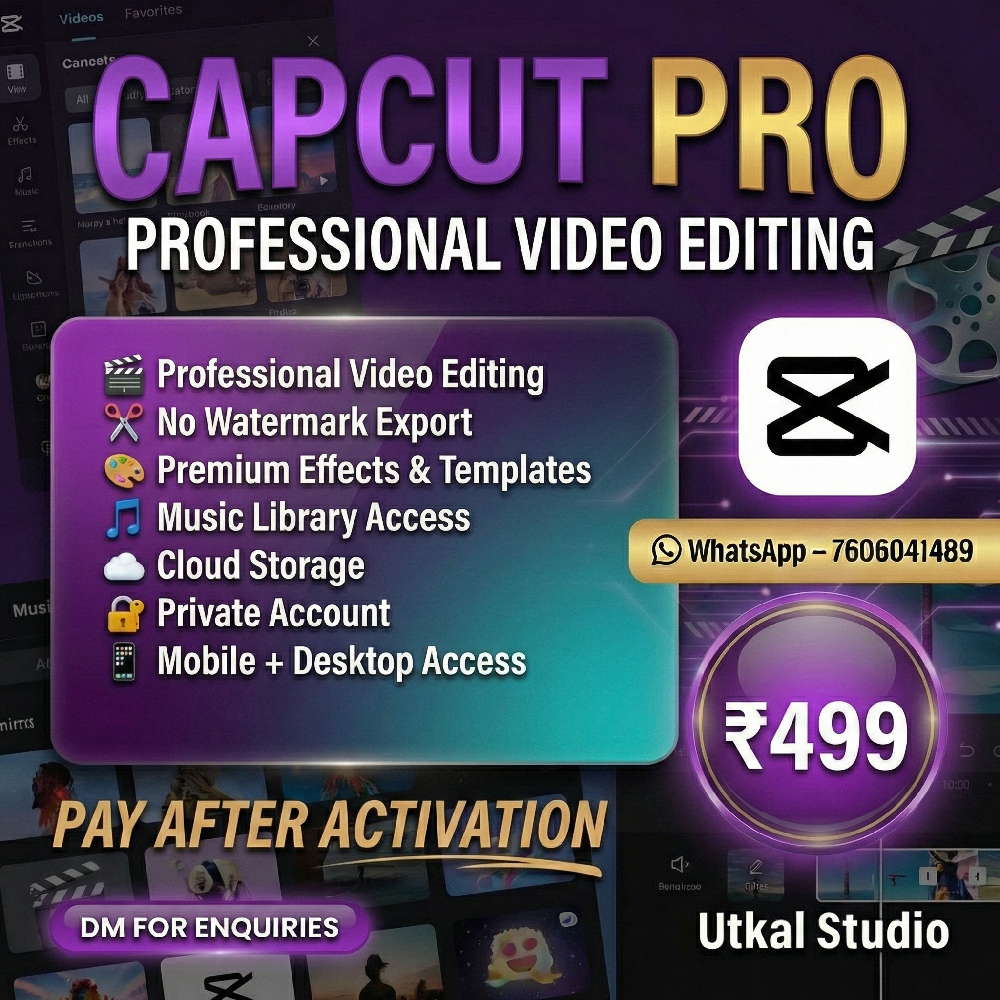 CapCut Pro 1 Month