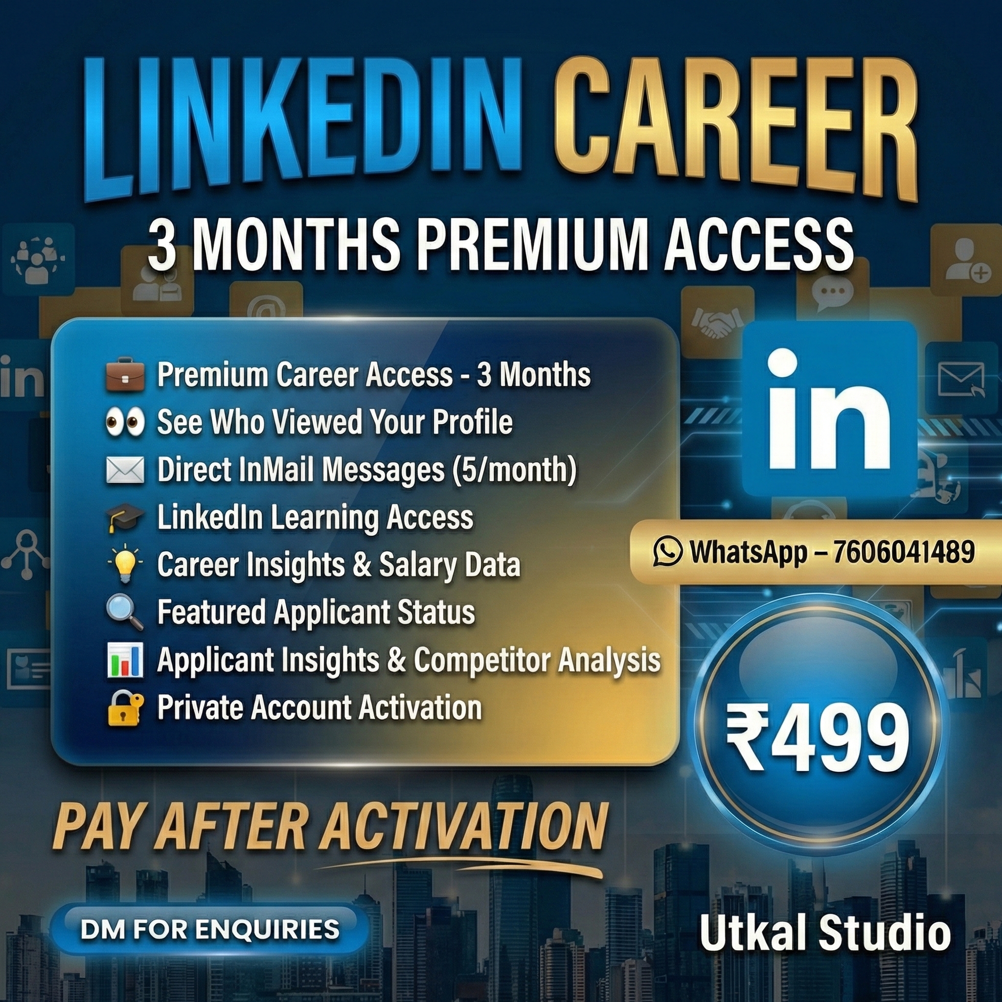 LinkedIn Premium 3 Months