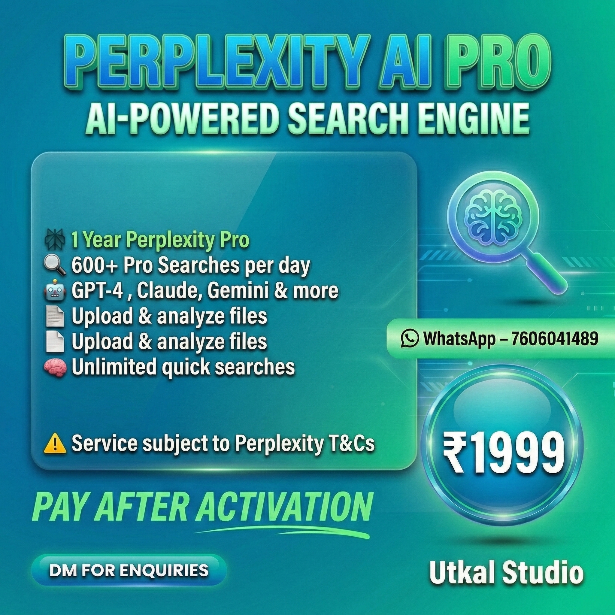 Perplexity Pro 1 Year